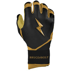 Gold Series Long Cuff Batting Gloves - Black/Gold