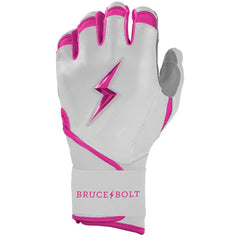 Chrome Series Long Cuff Batting Gloves - Pink