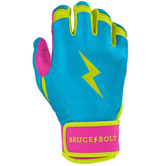 Bear Series Short Cuff Batting Gloves - Caribbean Blue
