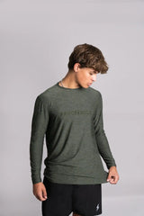 SuperSoft "BRUCE BOLT" Long Sleeve Shirt - Olive Green
