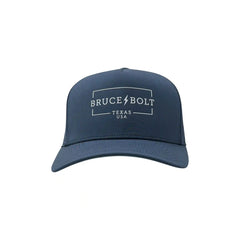 "BRUCE BOLT" Standard Snapback Hat - Navy