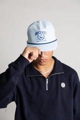 "BRUCE BOLT Golf Club" Rope Hat - Baby Blue