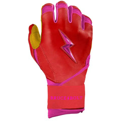 Harrison Bader Signature Series Long Cuff Batting Gloves - Pink