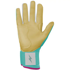 Fernando Tatis Jr. Signature Series Long Cuff Batting Gloves - Mint/Pink