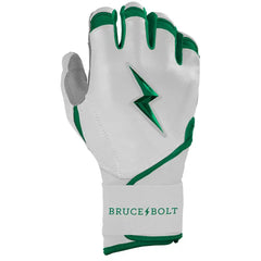 Chrome Series Long Cuff Batting Gloves - Green