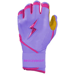 Harrison Bader Signature Series Long Cuff Batting Gloves - Lavender