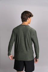 SuperSoft "BRUCE BOLT" Long Sleeve Shirt - Olive Green