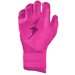 Max Clark Signature Series Long Cuff Batting Gloves - Pink