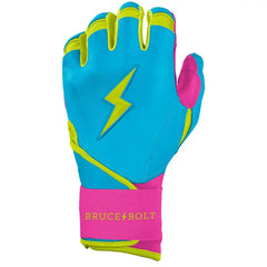 Bear Series Long Cuff Batting Gloves - Caribbean Blue