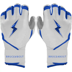 Chrome Series Long Cuff Batting Gloves - Royal