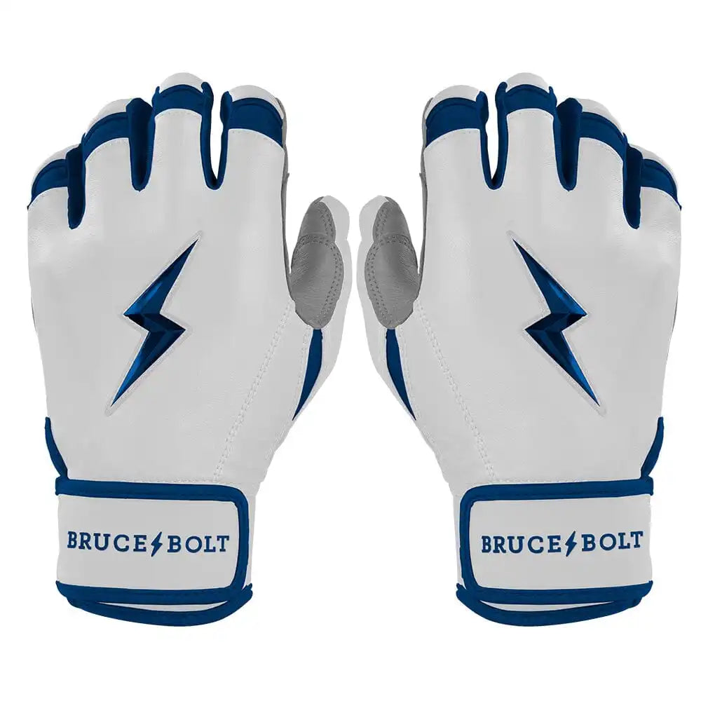 Chrome Series Short Cuff Batting Gloves - Navy