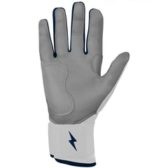 Chrome Series Long Cuff Batting Gloves - Navy