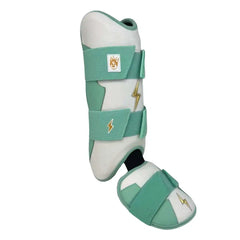 King of JUCO Creator Series Leg Guard - White/Mint