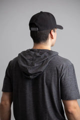 SuperSoft BOLT Short Sleeve Hoodie - Charcoal