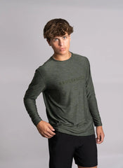 SuperSoft "BRUCE BOLT" Long Sleeve Shirt - Olive Green