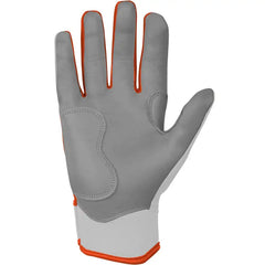 Chrome Series Short Cuff Batting Gloves - Orange
