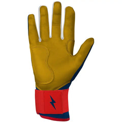 Patriot Series Long Cuff Batting Gloves - Fourth of July