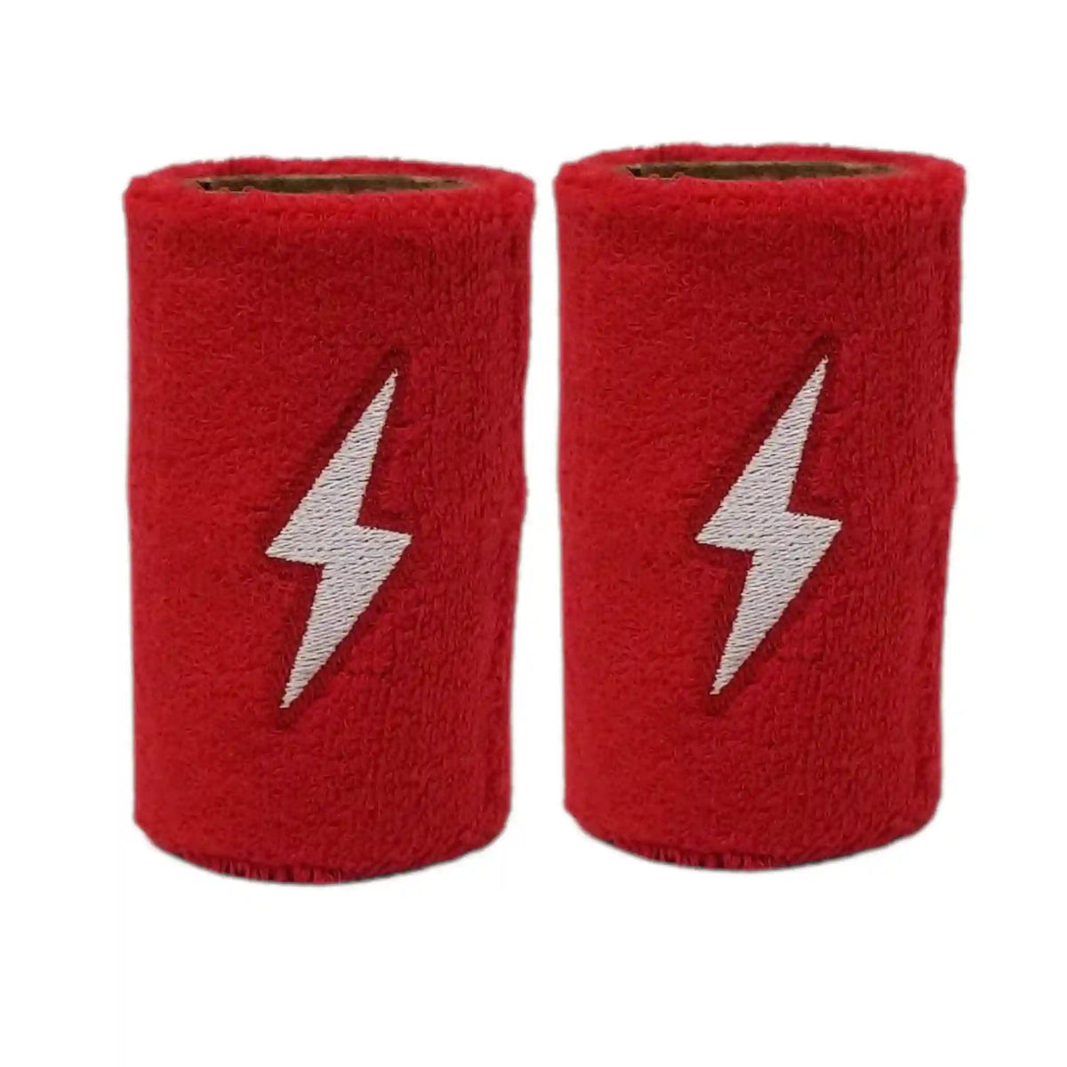 Premium Pro 4" Wristbands (2-Pack) - Red