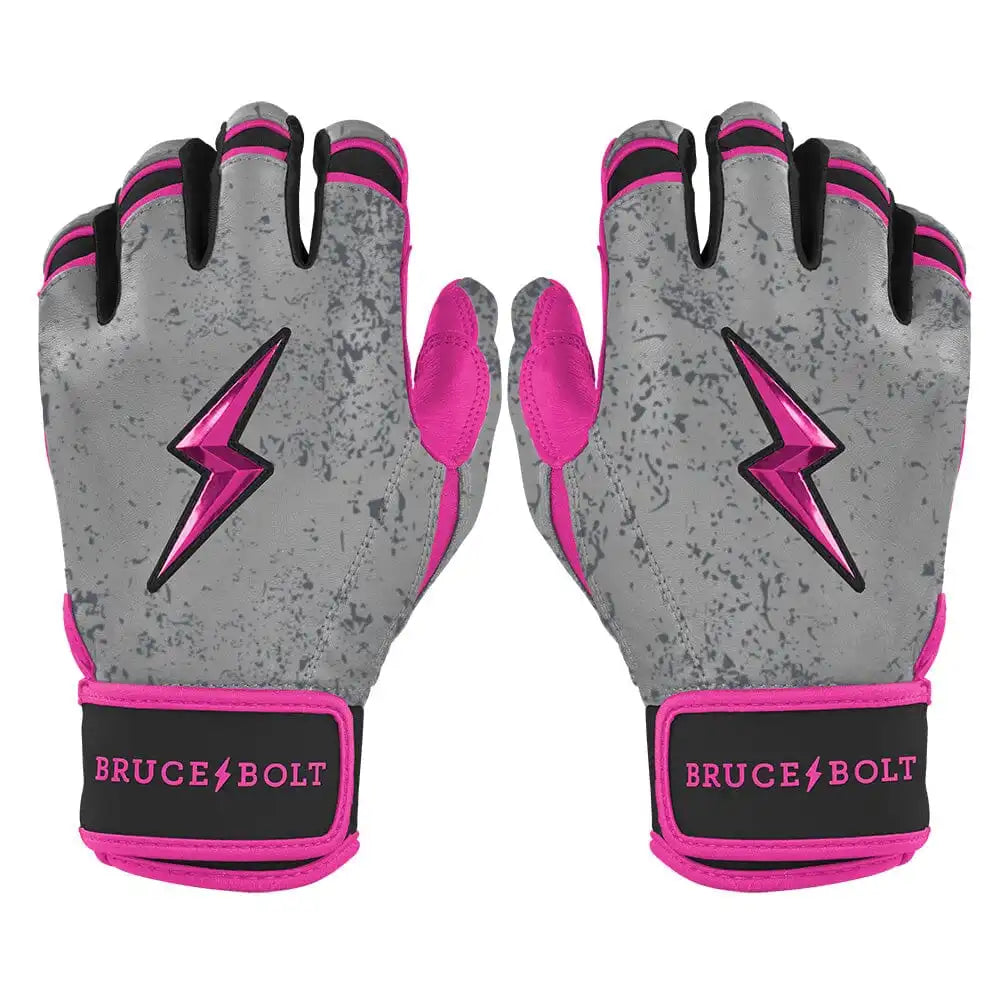 Brandon Nimmo Signature Series Short Cuff Batting Gloves - Concrete