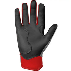 Grey Series Short Cuff Batting Gloves - Red