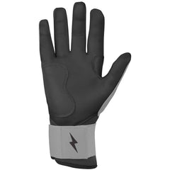Grey Series Long Cuff Batting Gloves - Charcoal