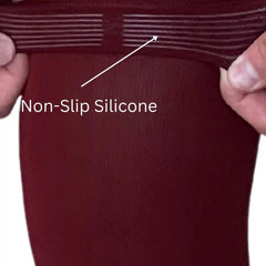 Compression Xtra Long Leg Sleeves (2-Pack) - Maroon