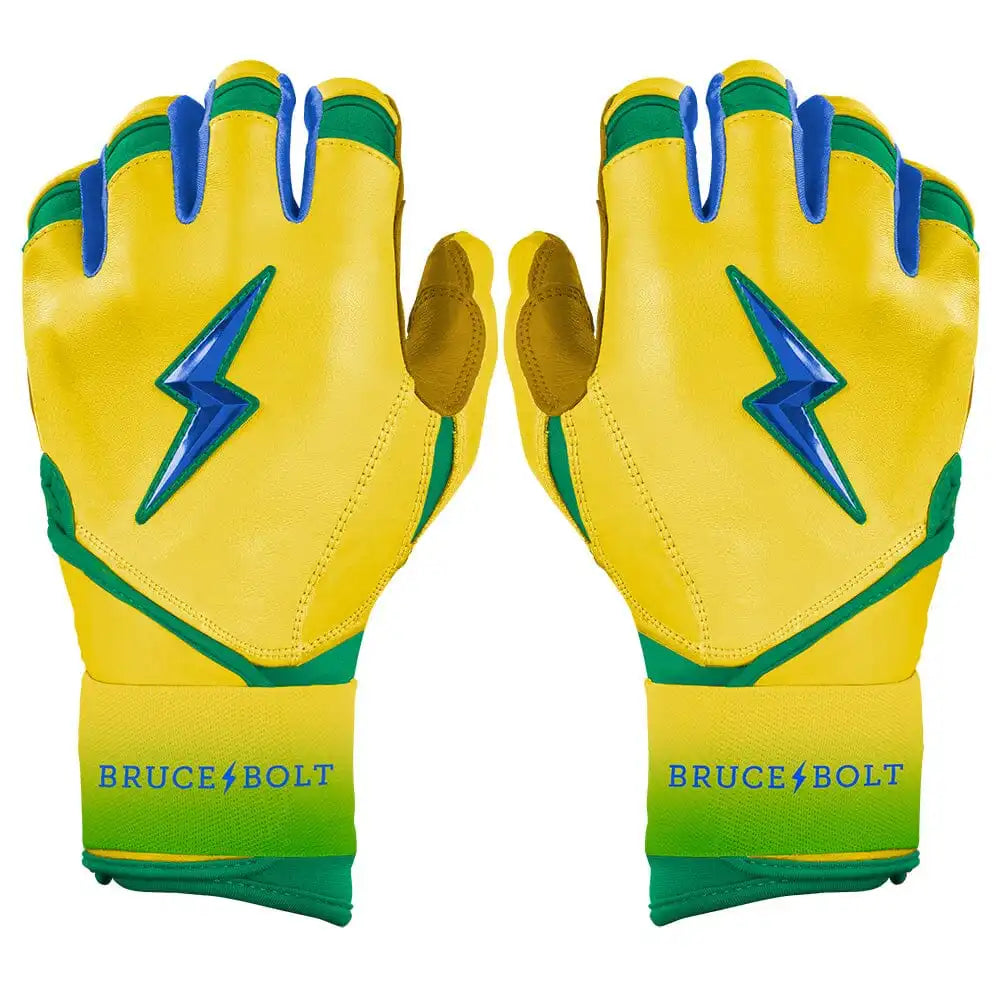Coach RAC Creator Series Long Cuff Batting Gloves - Yellow