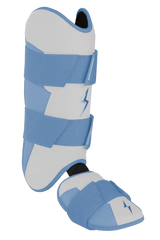 Chrome Series Leg Guard - Baby Blue