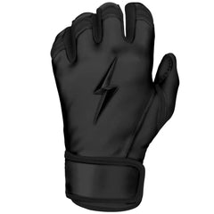 Personalized Bear Series Short Cuff Batting Gloves - Blackout