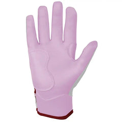 Lars Nootbaar Signature Series Short Cuff Batting Gloves - White/Pink