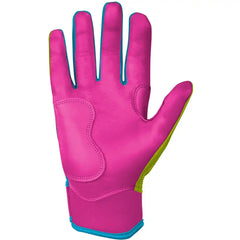 Bear Series Short Cuff Batting Gloves - Caribbean Yellow