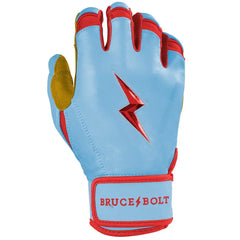 Harrison Bader Signature Series Short Cuff Batting Gloves - Baby Blue