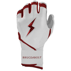 Chrome Series Long Cuff Batting Gloves - Maroon