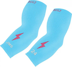 Personalized Graduated Compression Premium 3/4 Arm Sleeve - Pink/Teal