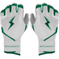 Chrome Series Long Cuff Batting Gloves - Green