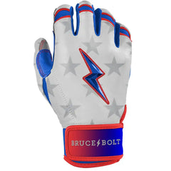 Brandon Nimmo Signature Series Short Cuff Batting Gloves - Stars & Stripes