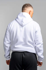 "BRUCE BOLT" Hoodie - White/Black