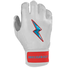 Bear Series Short Cuff Batting Gloves - Miami White