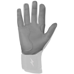 Chrome Series Long Cuff Batting Gloves - White