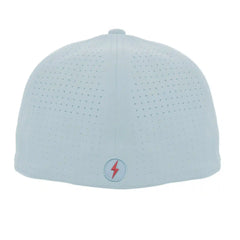 SMART FIT Performance BOLT Game Hat - Ice Blue/Red Bolt