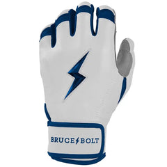 Chrome Series Short Cuff Batting Gloves - Navy