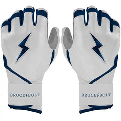 Chrome Series Long Cuff Batting Gloves - Navy