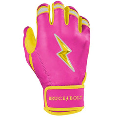 Dexter McCleon Jr. Signature Series Short Cuff Batting Gloves - Pink Lemonade