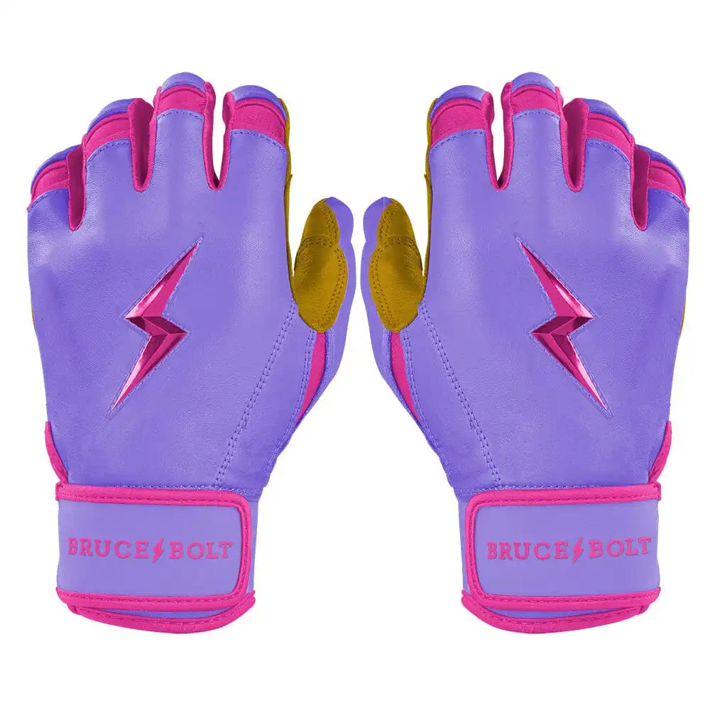 Harrison Bader Signature Series Short Cuff Batting Gloves - Lavender