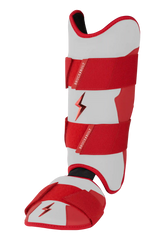 Chrome Series Leg Guard - Red
