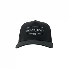 "BRUCE BOLT" Standard Snapback Hat - Black