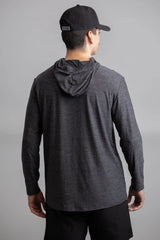 SuperSoft BOLT Long Sleeve Hoodie - Charcoal