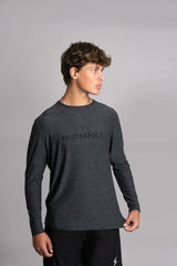 SuperSoft "BRUCE BOLT" Long Sleeve Shirt - Charcoal