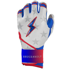 Personalized Brandon Nimmo Signature Series Long Cuff Batting Gloves - Stars & Stripes