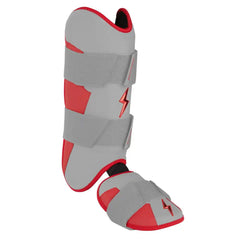 Grey Series Leg Guard - Red